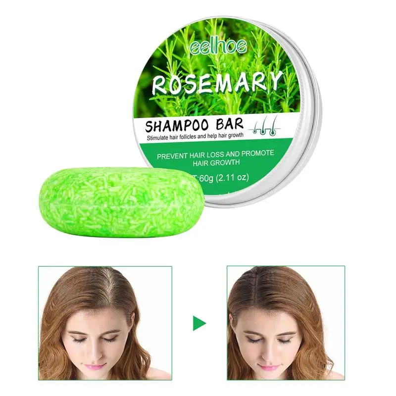 Fine Hair Shampoo Bar Solid Hair Thickening Shampoo For Men With Rosemary Scent Hair Strengthening Supplies To Improve Frizz For