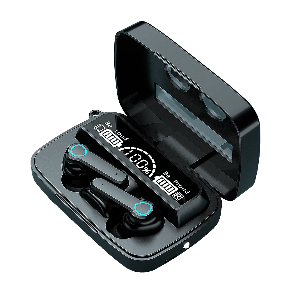 

TWS Wireless Earphones Headphones Bluetooth-compatible Waterproof Stereo Earbuds Headsets With Microphone 2000mAh Charging Box