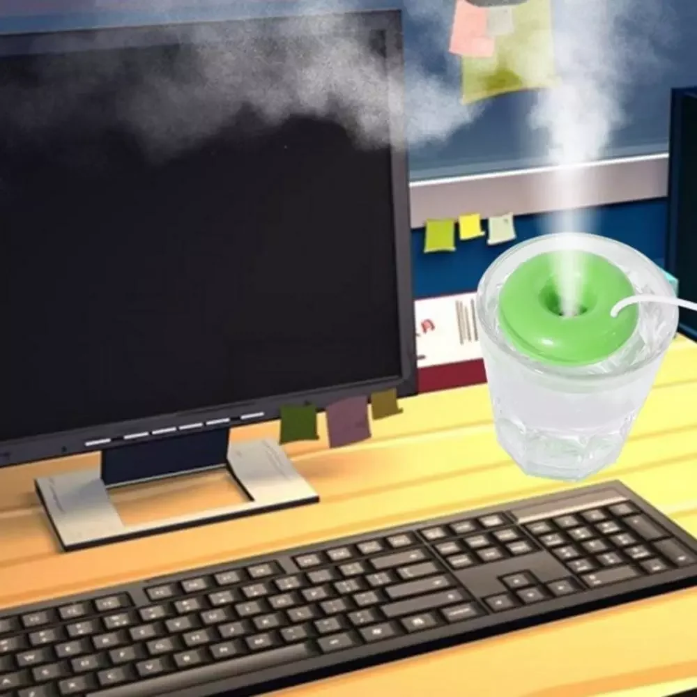 

Donut Negative Ion Humidifier Cross-border Special USB Powered Mini Sprayer