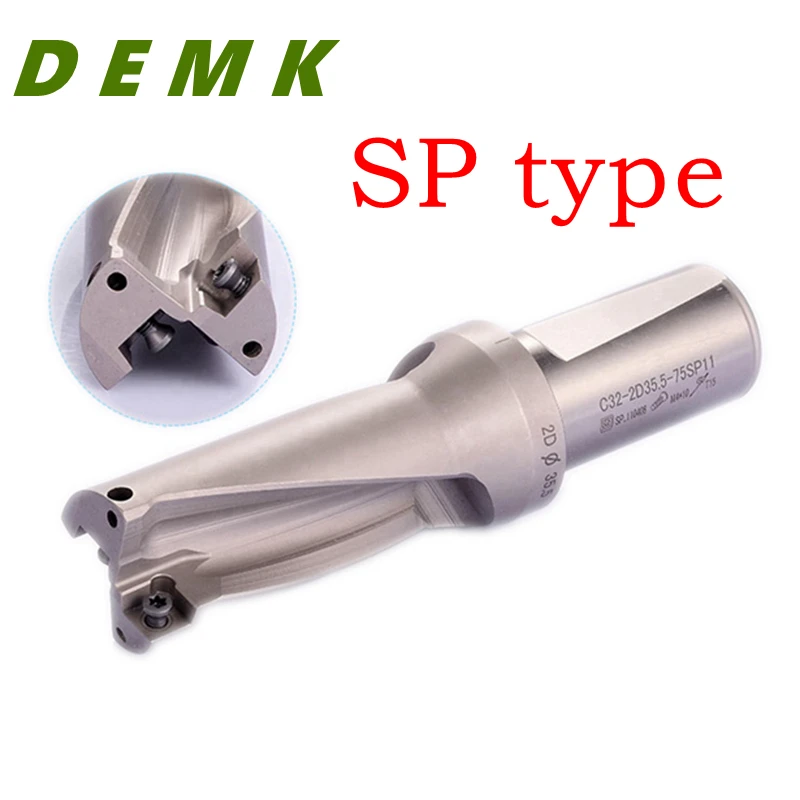 SP series insert U drill 10mm-50mm 2D 3D 4D 5D depth fast drill for Each brand SPMG insert Machinery Lathe CNC drill bit set