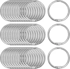 Незакрепленные кольца для книг YRAN 3050100 шт. диаметром 19 мм25 мм32 мм, никелированные кольца для связывания книг, золотистого и серебристого цвета