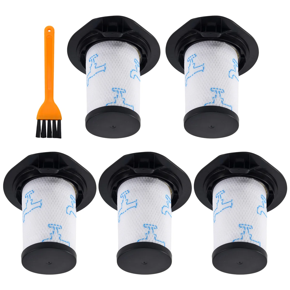 5 шт. фильтры для пылесоса Rowenta Air Force 460 All in One RH92Xx и Flex 560 RH94Xx детали ZR009002