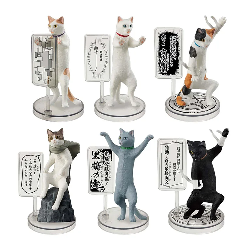 

Japan Gashapon Figure Cute Kawaii Kitchen Cat Anime Figurine Gachapon Capsule Toys Creativity Gift