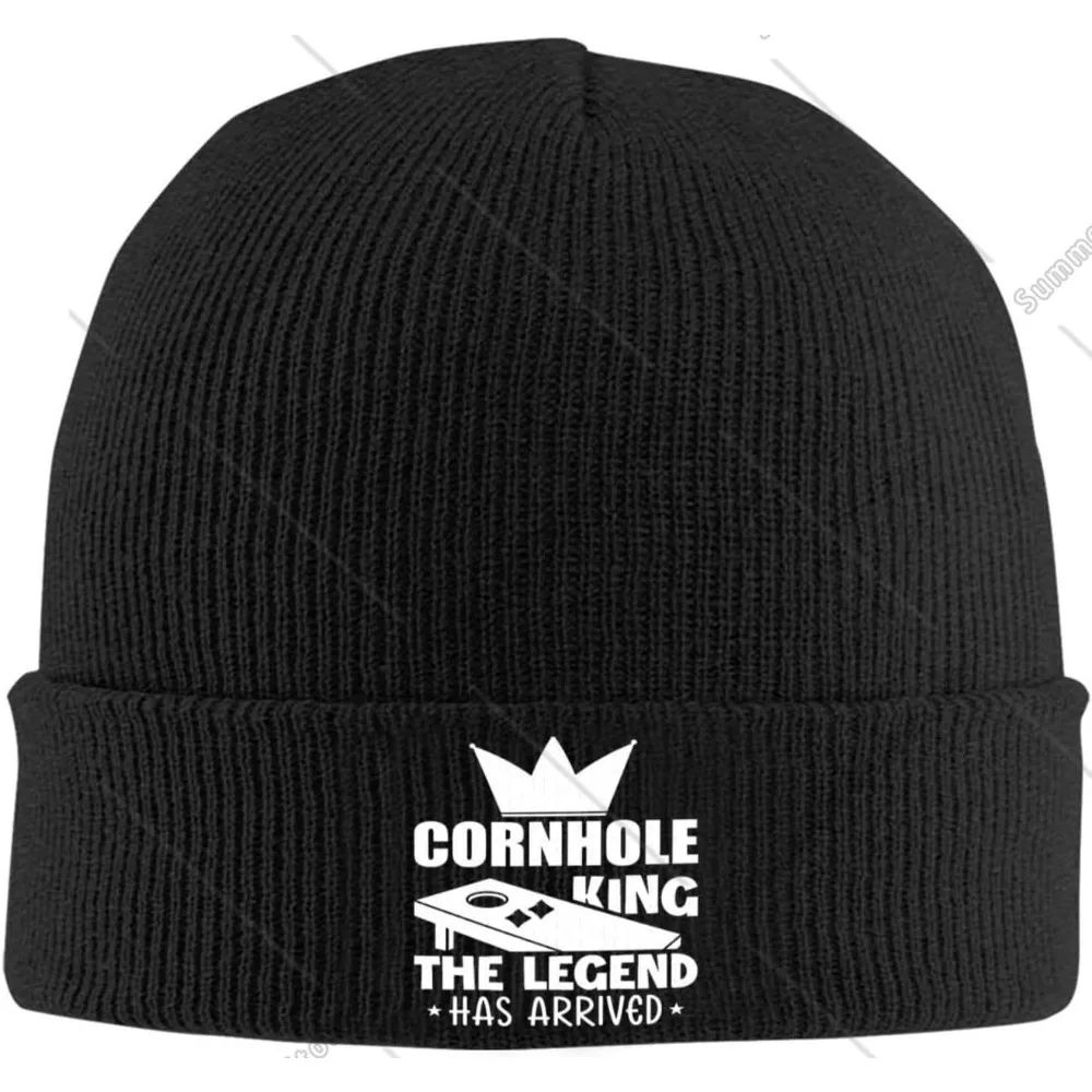 Cornhole King The Legend Has Arrived теплая повседневная шапка с черепом подарок для мужчин и