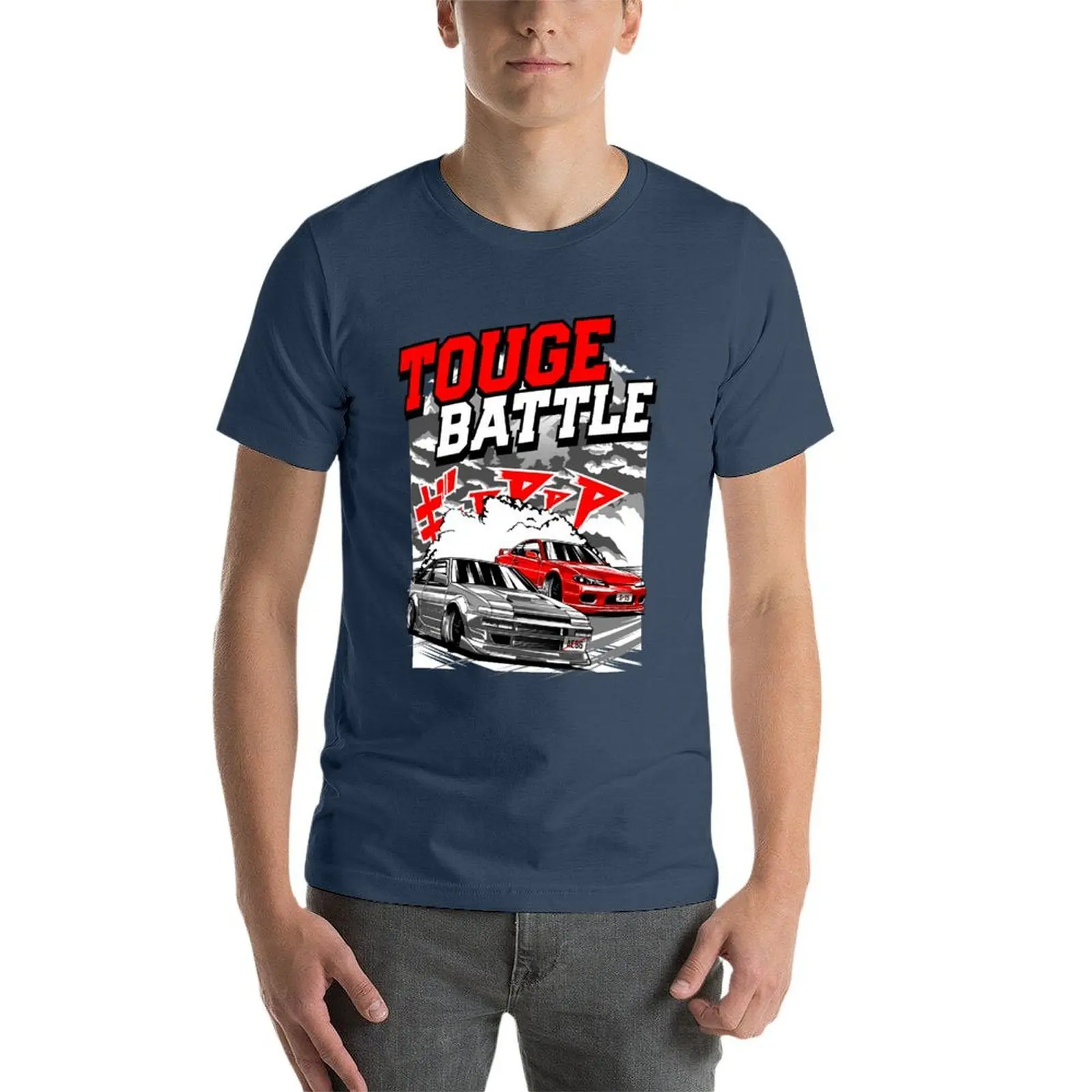 Фото Touge Motorsport Racing Battle Street Drift Turbo Car футболка мужская простая футболка мужская 100% хлопок люксовый бренд футболка №4
