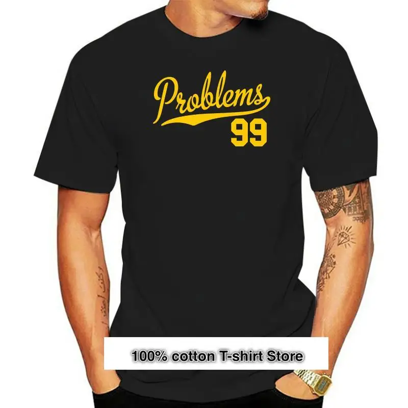 

Camiseta de manga corta con estampado, camiseta de béisbol jay-z, todos los tamaños, colores, 99 problemas