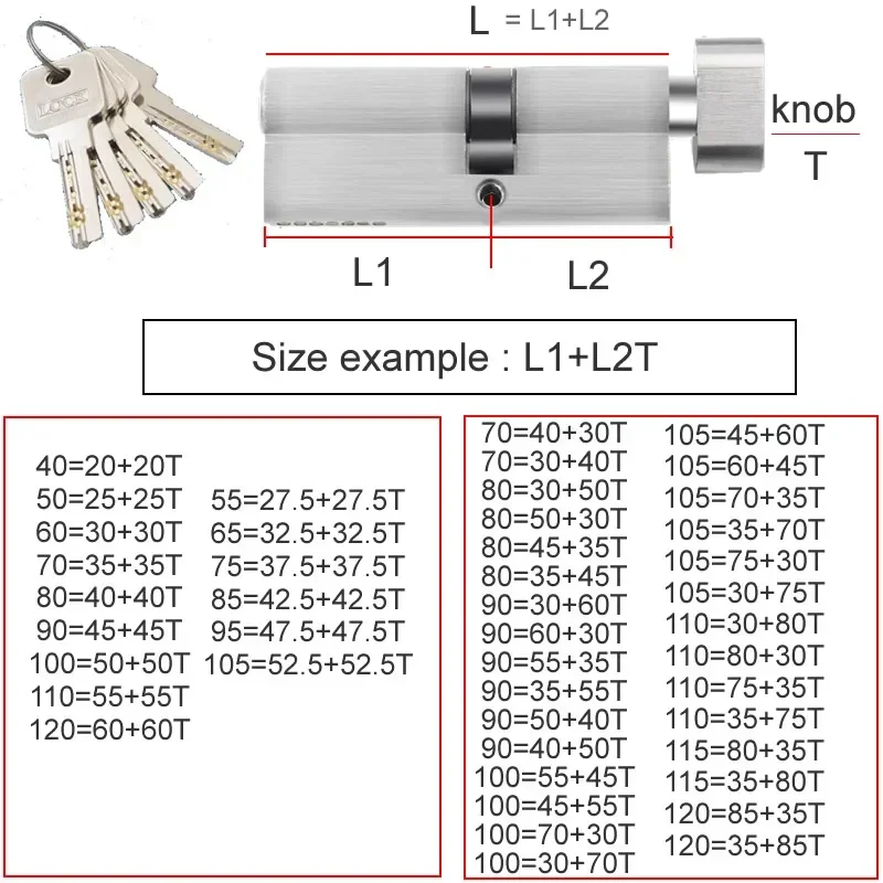 Специальный индивидуальный защитный дверной центр асимметричный латунный