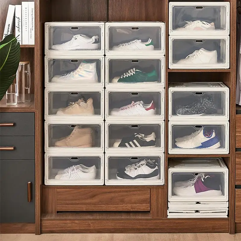 

Коробки для обуви, пластиковая обувь, искусственная прозрачная коробка для хранения, контейнер для обуви, органайзер для игрушек, одежды, об...