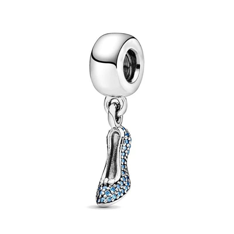 Newest Shining Family Tree High Heel Hedgehog Beads Pendants Fit Original Pandora Charms Silver Color Bracelet DIY Women Jewelry images - 6