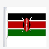 kenya flag90150cm 100 polyester bannerdigital printing