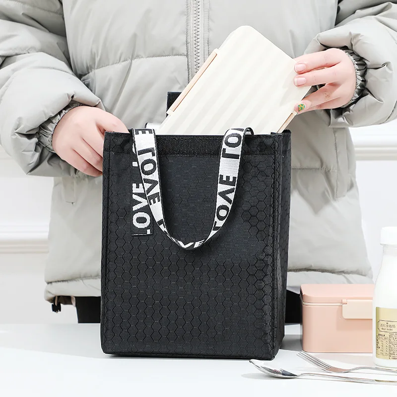 

Insulated Lunch Bag Cooler Thermal bag Portable Lunch Box Ice Pack Tote Food Picnic Packed Lunch Bags Work For Women Kids Men