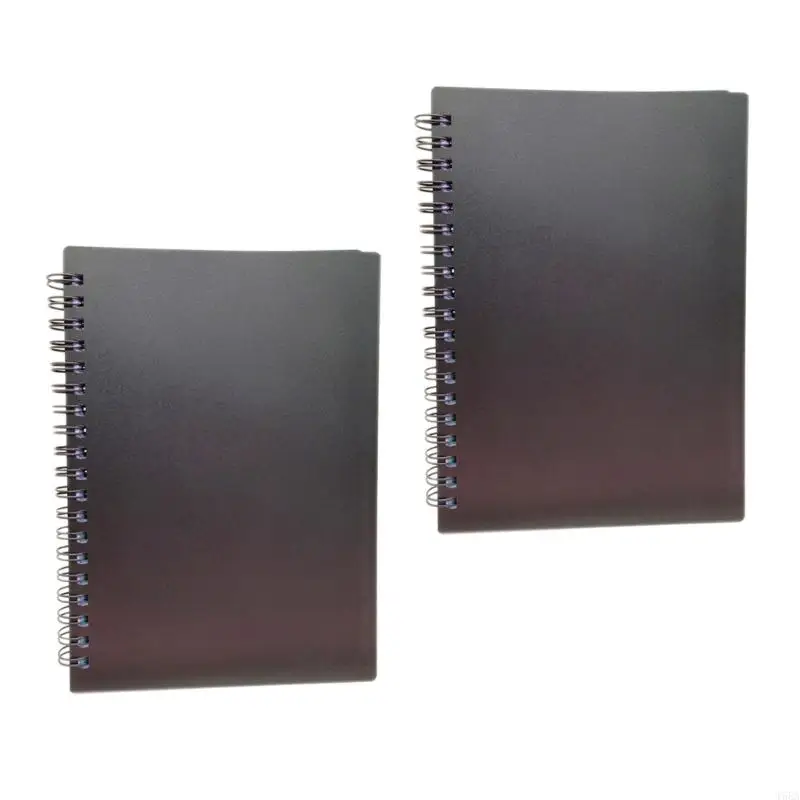 T5EA 2 PCS B6 Спиральные ноутбуки Цветные бумажные записные книжки Журнал Толстые