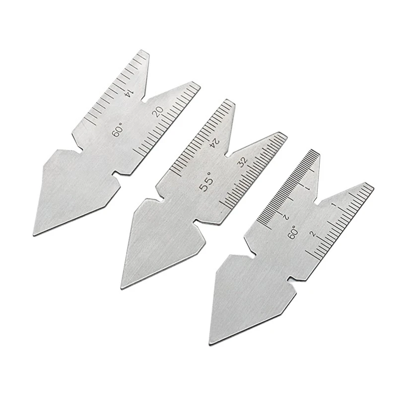 

Stainless Steel Screw Thread Pitch Gauge Center Gauges Tool Set Thread Plug Gage Measuring Tool Metric & America Type 2022 New