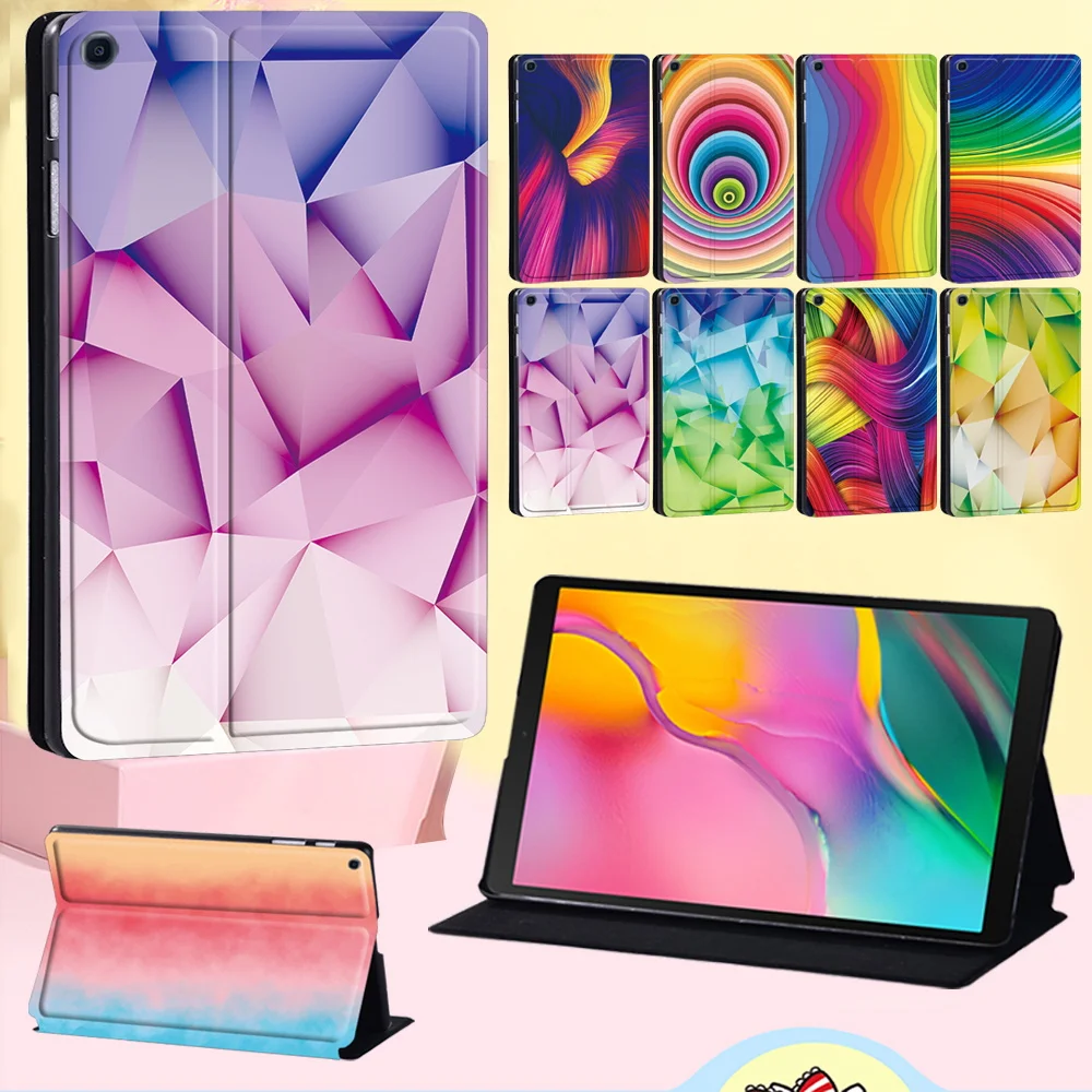 

Tablet Case for Samsung Galaxy Tab S6 Lite 10.4" P610/S4 T830/S5e T720/S6 10.5"T860/S7 11" Watercolor Series Protective Cover
