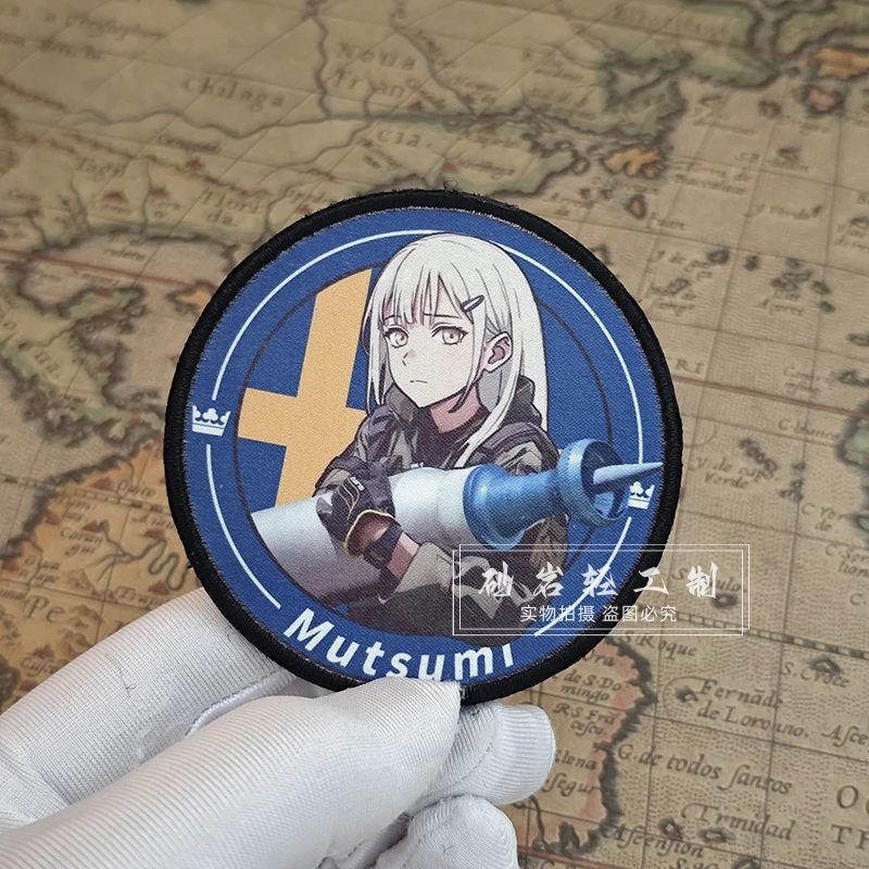 Взгляд! Это MyGO! Нашивка Mutsumi Wakaba значок для морального духа два размера аниме