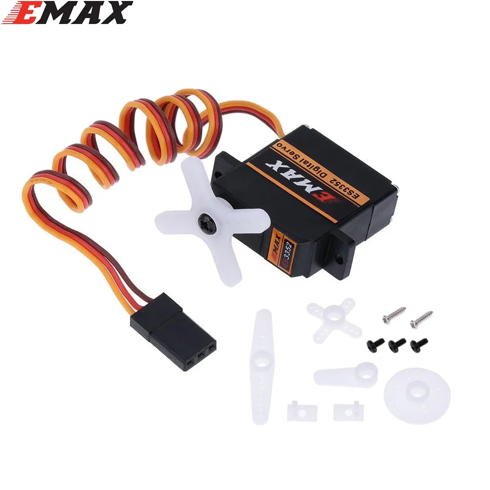 Emax ES3301 ES3351 ES3302 ES3352 9 мм 4 8-6 в аналоговый/цифровой сервопривод металлическая