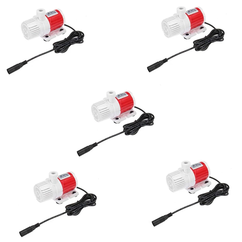 

Погружной водяной насос, 5 шт., 20 Вт, 12 В постоянного тока, 1100 л/ч, с регулируемой скоростью, аквариум для рыб