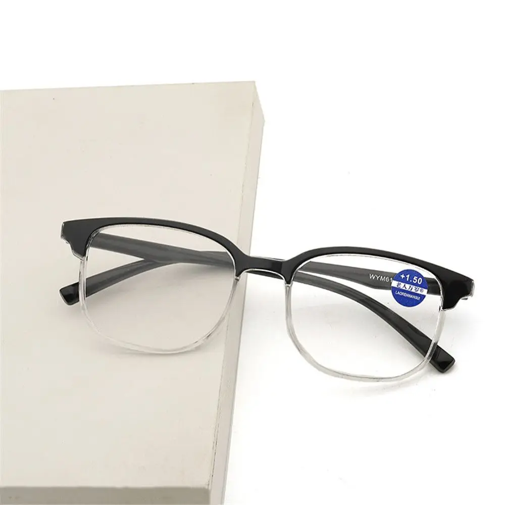 

Модные женские и мужские ультралегкие очки для чтения в оправе из поликарбоната, портативные очки для дальнозоркости, большой яркости + 1,0 ~ +...