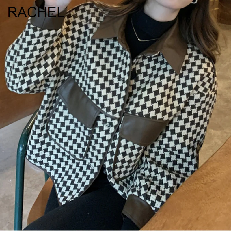 

Повседневное пальто Qianniaoge, женская одежда на весну и осень 2021, дизайнерский Свободный Топ в стиле жареной уличной моды