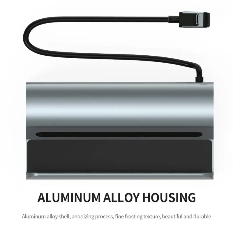 Док-станция Type-C для Steam Deck 4k60hz USB3.0 PD60W Зарядка 1000M Ethernet игровой ПК