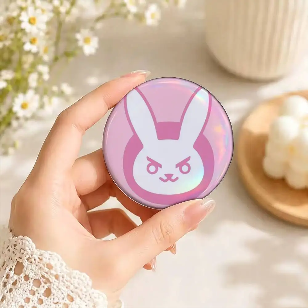 Значок-брошь эмалированный Pop Game Overwatch Fan D.Va, круглый, из жести, для косплея, в стиле Nijigen Otaku Culture, 25мм, 32мм, 44мм, 58мм (art.: 3920dcb502f42) - 3920dcb502f42