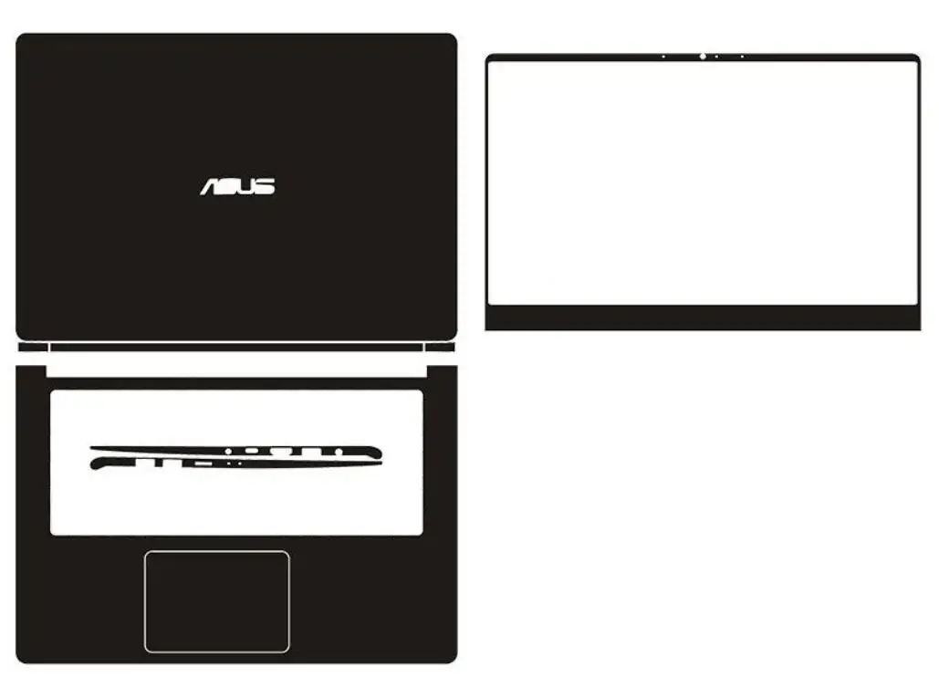 Наклейка для Asus ROG X13 GV301 GV301Q S14 S430 S430U S430F S410U S410 X411 X411U S510U F510U X510U A510U V580Q 3 шт. |