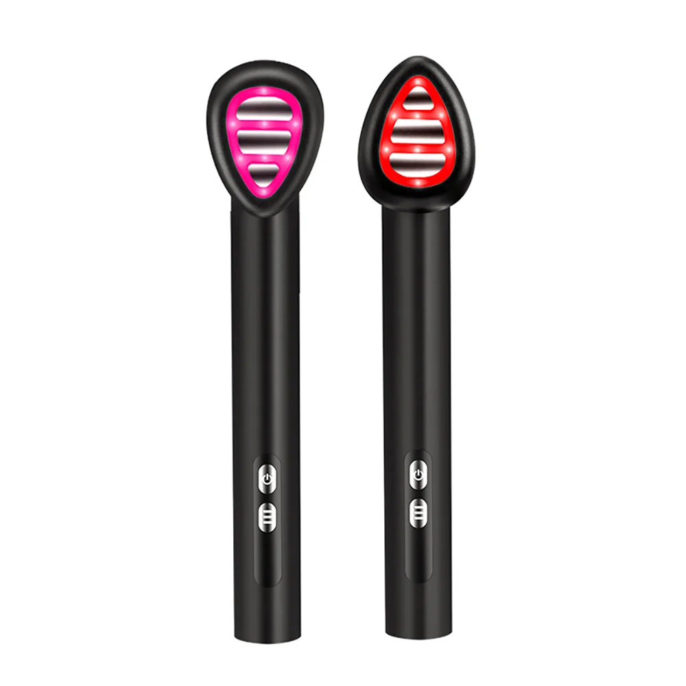 Фото KKS Beauty Device Подтяжка лица 4 в 1, светотерапия, микротоковый массажер для лица, EMS, горячий компресс, уход за кожей, светодиодная палочка для лица №3