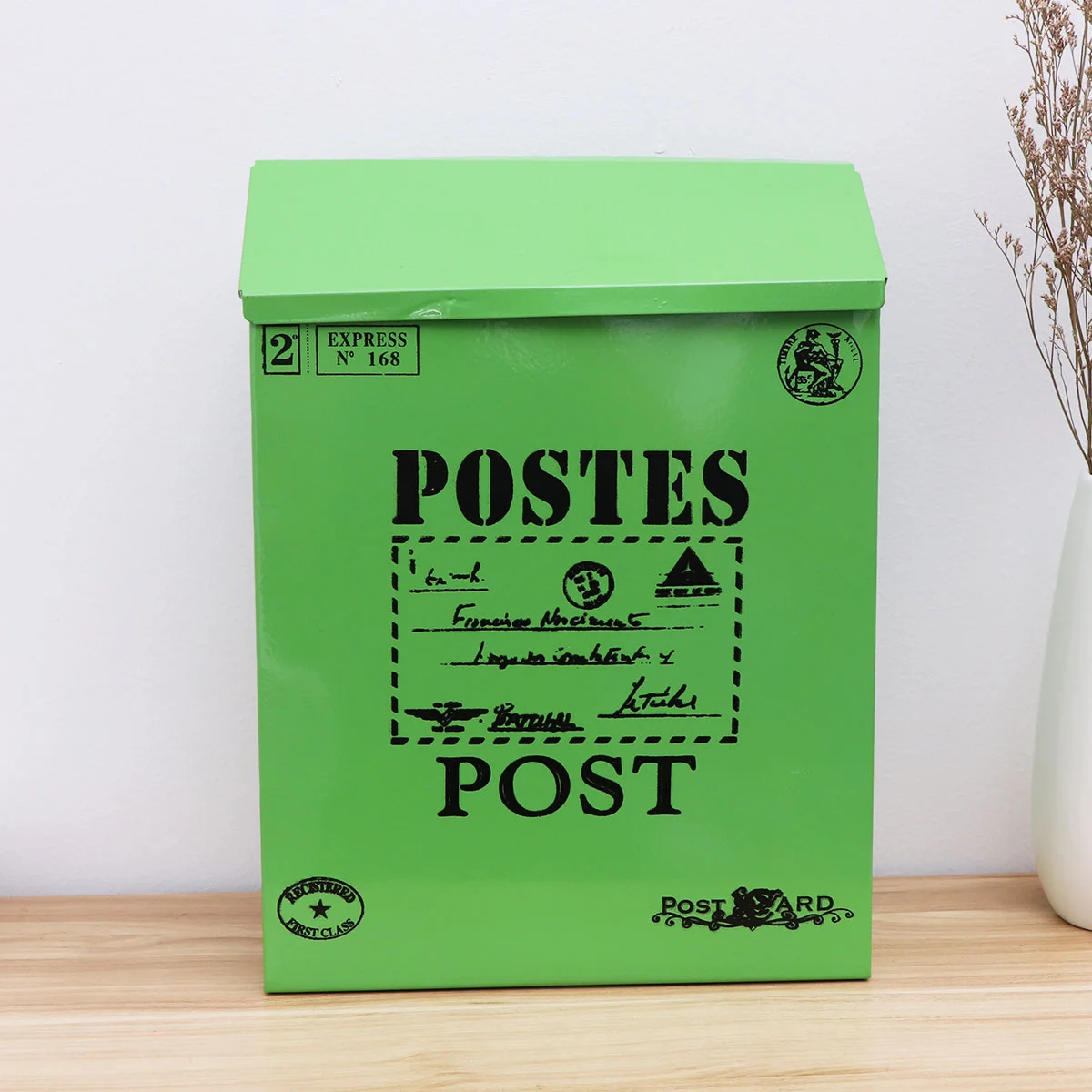 

1pcs Mailbox Hanging Wall Mounted Locking Creative Letterbox for