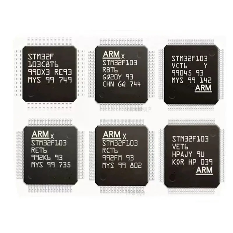 STM32F103C6T6A STM32F103C8T6 STM32F103RFT6 STM32F103RGT6 STM32F103RBT6 STM32F103CBT6 STM32F103RET6 STM32F103RDT6 STM32F103RCT6