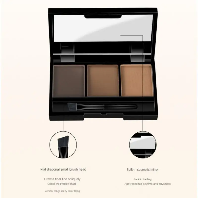 

Тени для носа натуральные для начинающих 3 в 1 влагостойкие косметические тени для носа 3 цвета стойкие тени для век