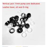 5 sets of vertical jack 11mm 12mm pump core dedicated leather bowl oil seal o ring