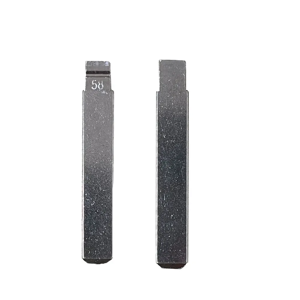 10 шт. металлические необработанные заготовки ключа 58 # VA2 для Peugeot Citroen Renault Для Keydiy