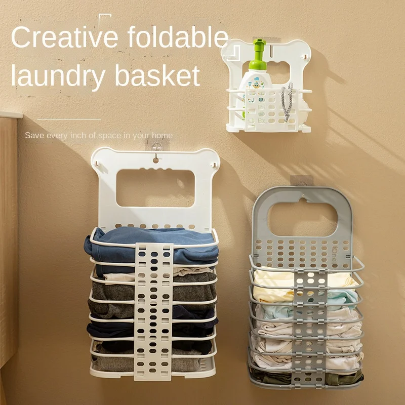 

Home Laundry Basket Laundry Hamper Sorter Large Foldable Dirty Laundry Basket Organizer Toy Storage Basket Collapsible Grid