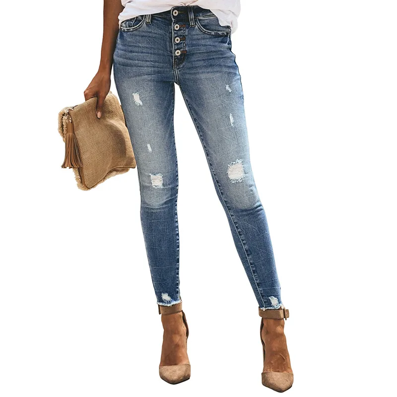 

Новинка 1102, модные эластичные джинсы, женские леггинсы