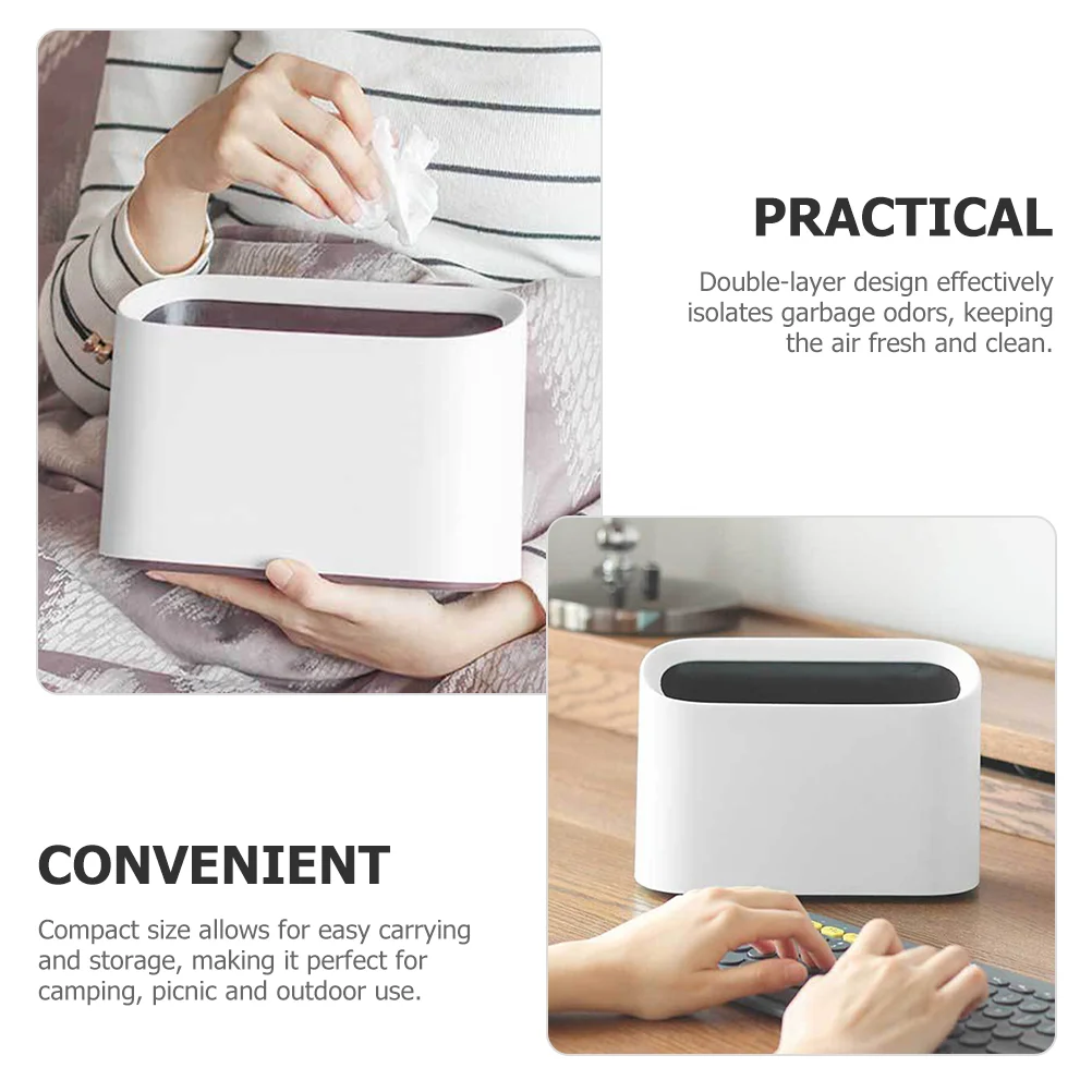 Мини-сміттєвые баки для офисной столешницы мусорные овальная корзина мусора