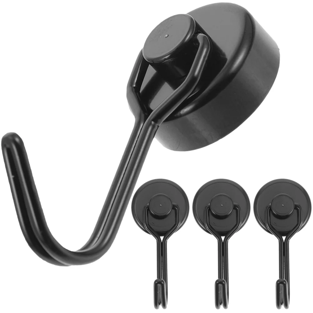 

4pcs Kitchen Hanging Hooks Magnetic Coat Hangers Magnet Hooks Neodymium Hook Magnetic Coat Hook Magnetic Hanger
