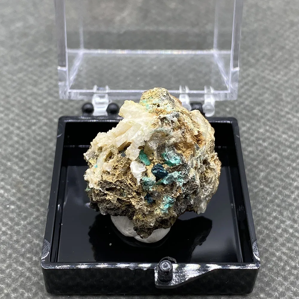 100% натуральные камни и кристаллы Veszelyite образец кристаллического минерала Ore Crystal