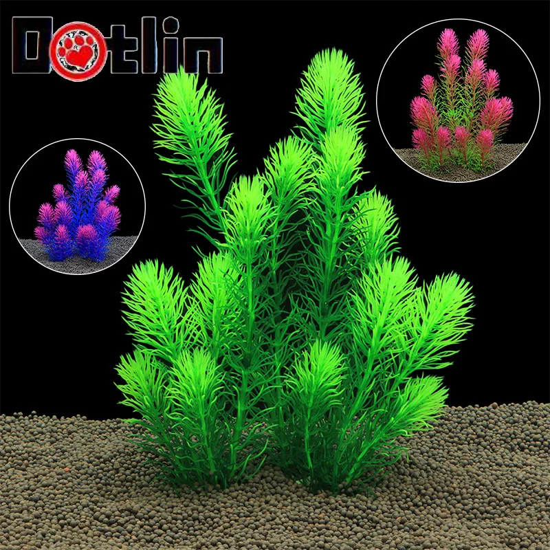 

Искусственные декоративные растения для аквариума, искусственное украшение для аквариума, искусственное украшение для аквариума, 26 см