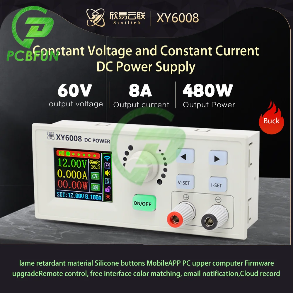 

XY6008 CNC Adjustable DC Regulated Power Supply Constant Voltage Constant Current Repair 60V 8A 480W Step-down Module