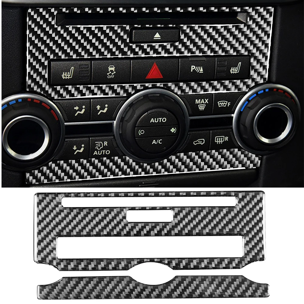 

Central Control CD Panel Decoration Trim Sticker Cover Decal for Land Rover Discovery 4 2010-2016 Car Interior Accessories