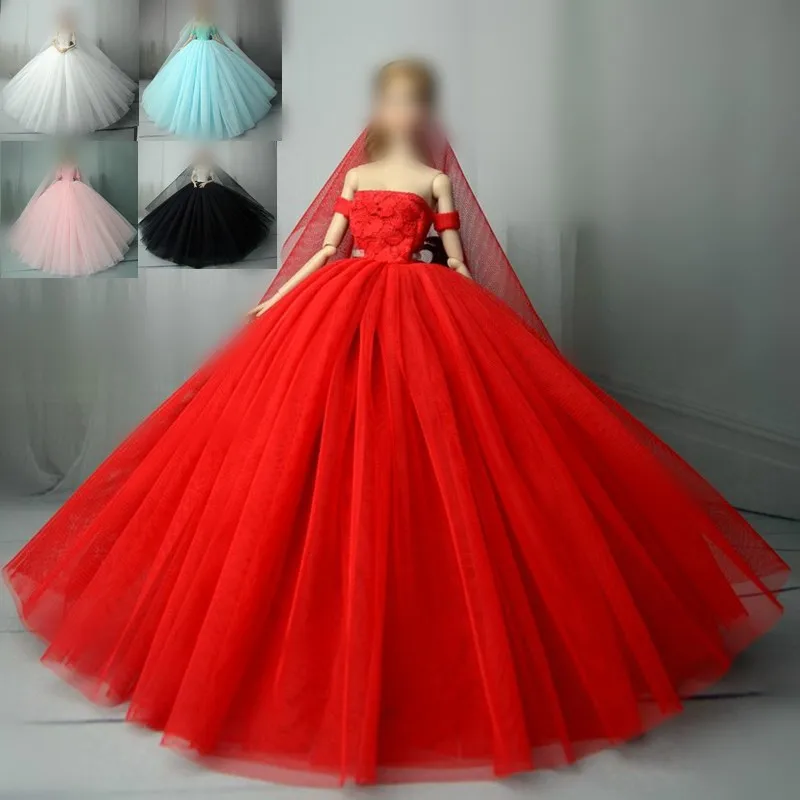 

Платье для куклы 30 см, модная одежда, пушистое платье для ликки, аксессуары для кукол Барби, детские игрушки, лучший подарок для девочки