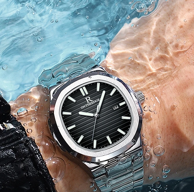 Часы Nautilus мужские механические водонепроницаемые кварцевые часы новая мода 2024