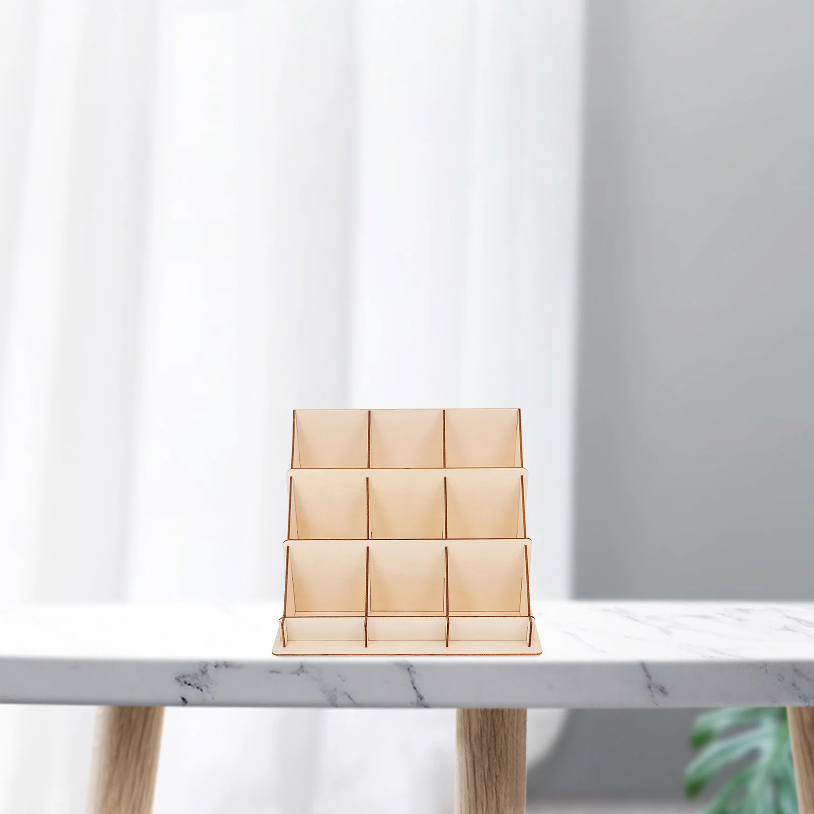 Деревянная подставка для карточек держатель продавцов магазин наклейка