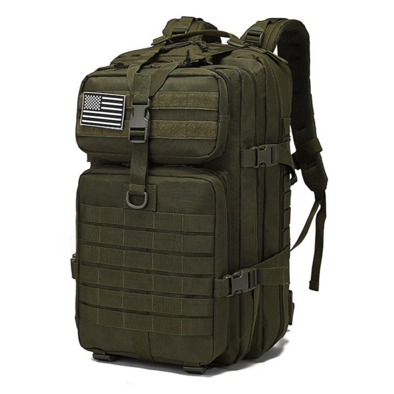 

SEEARTU 45L Tactical Backpack 3P Military Bag Men 3 Days Assault Pack Army Climbing Rucksack Molle Sport Camping Hiking Mochila