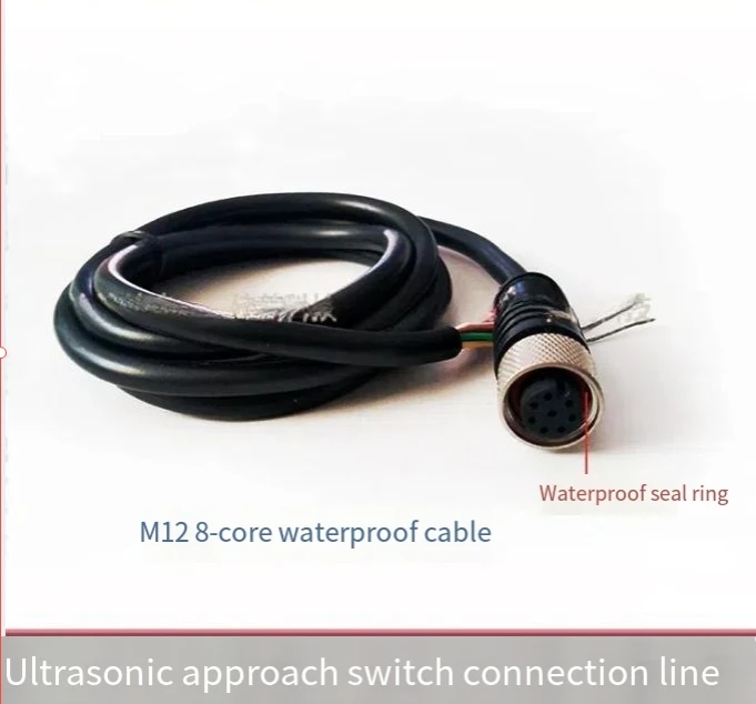 M8M12 ультразвуковой датчик приближения кабель 3-4-5-8-core прямо локоть мужского и