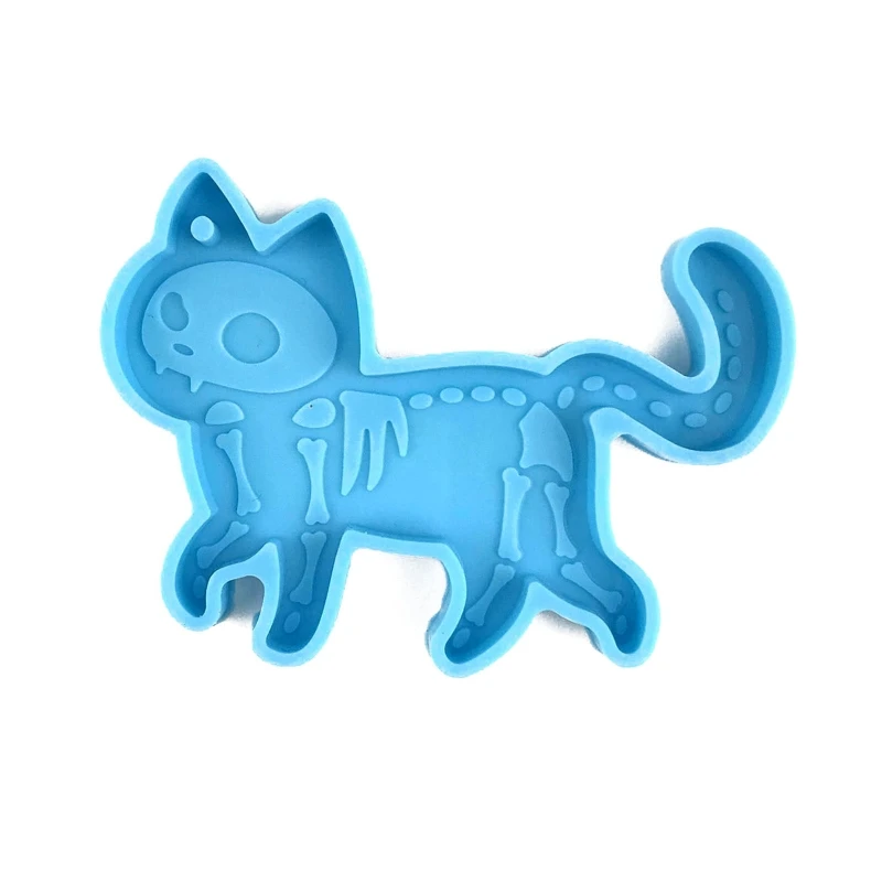 

M2EA Lovely for CAT Style Silicone Mold for DIY Keychain Jewelry Making Super Glossy Epoxy Mould Handmade Resin Keychain Mold