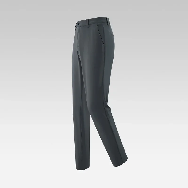 Мужские ультратонкие повседневные брюки летние дышащие высокоэластичные