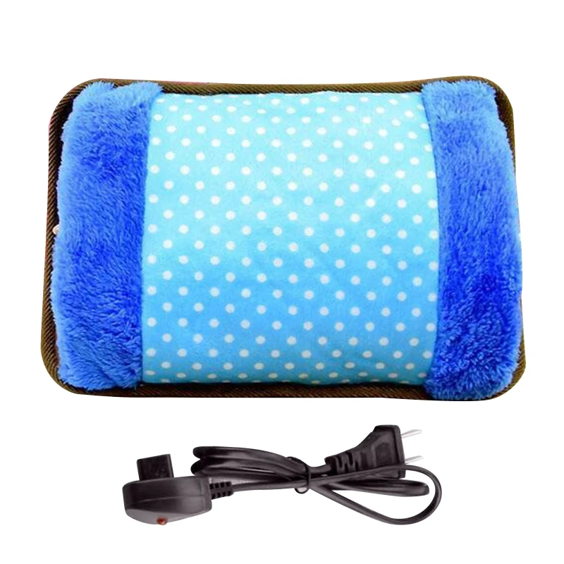 Winter Hand Warmer Electric Heat Water Bottle Hot-water Heater Bag Rechargeable Cute Dot Pattern Explosion-proof Heating