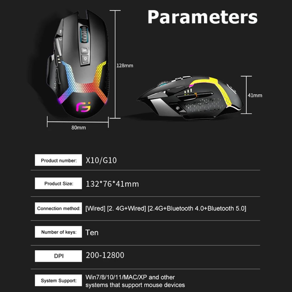 

Mouse Type-c Fast Charging One Key Switch To Multi Taskbar Computer Mouse Excellent Hand Feel That Fits The Palm Mute Charge