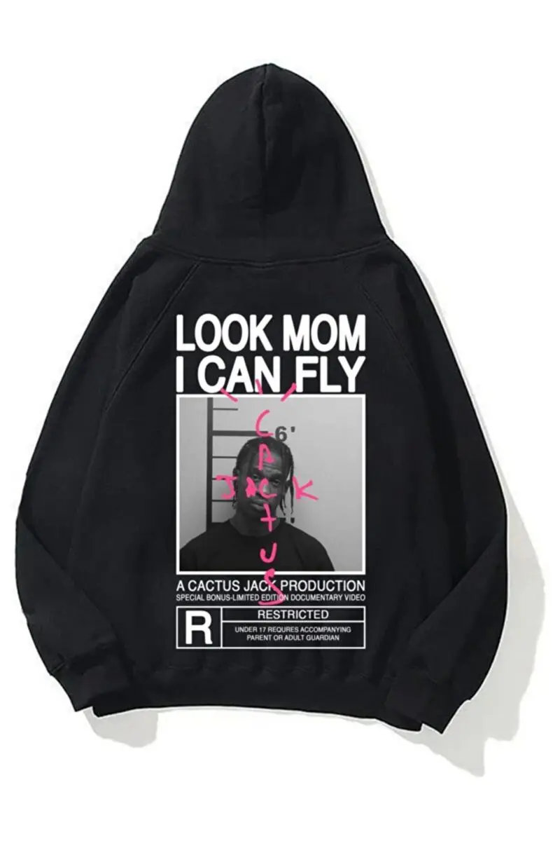 

Unisex Look Mom I Can Fly black Sweatshirt